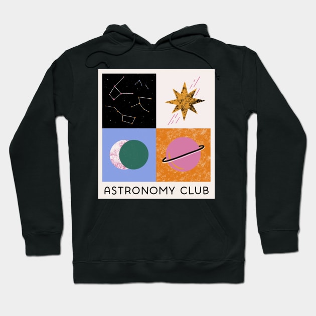 Astronomy Club Hoodie by Megan Roy